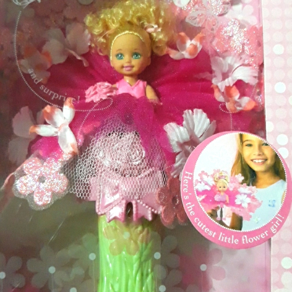 Barbie. Cutest little flower girl